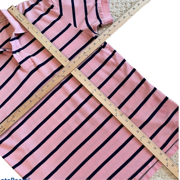 RALPH LAUREN POLO MENS SIZE L PINK NAVY STRIPE GREAT FOR SPRING & EASTER PREPPY - Picture 2 of 4